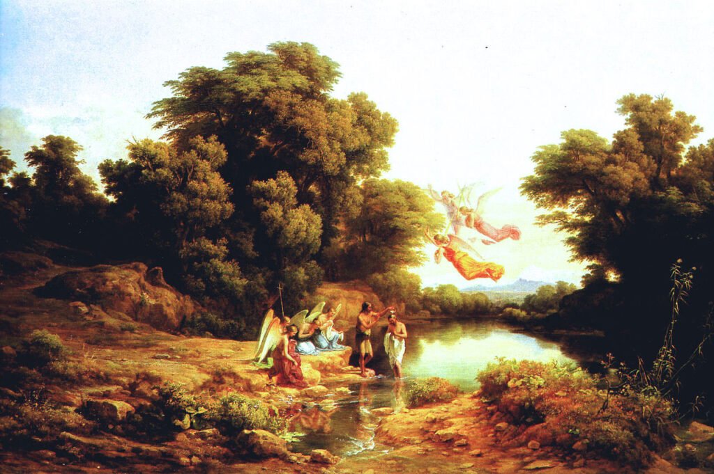 Time of Baptism - The Baptism of Christ in the River Jordan